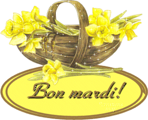 Gif animé Bon mardi iris